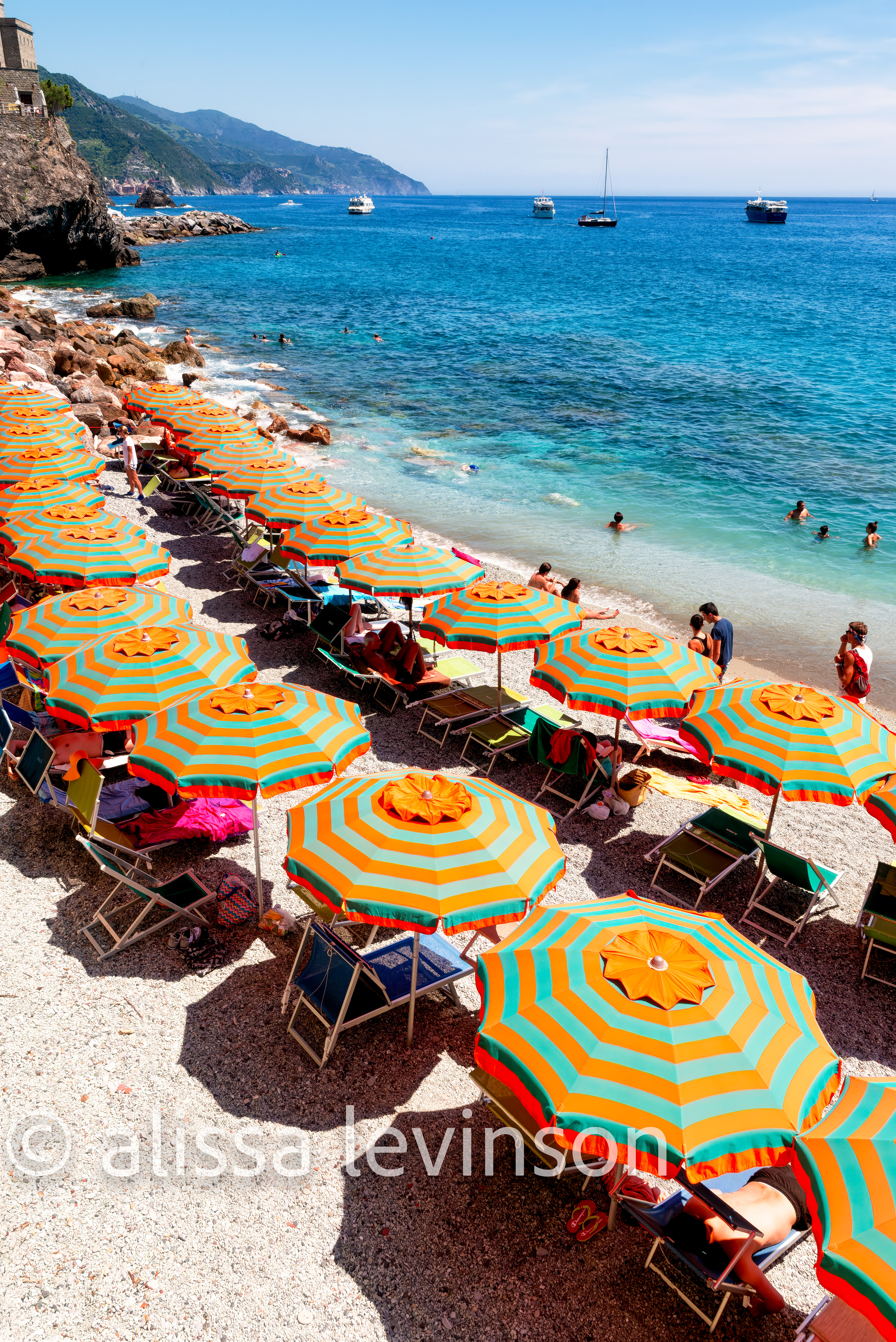 Umbrellas Cinque Terre 2