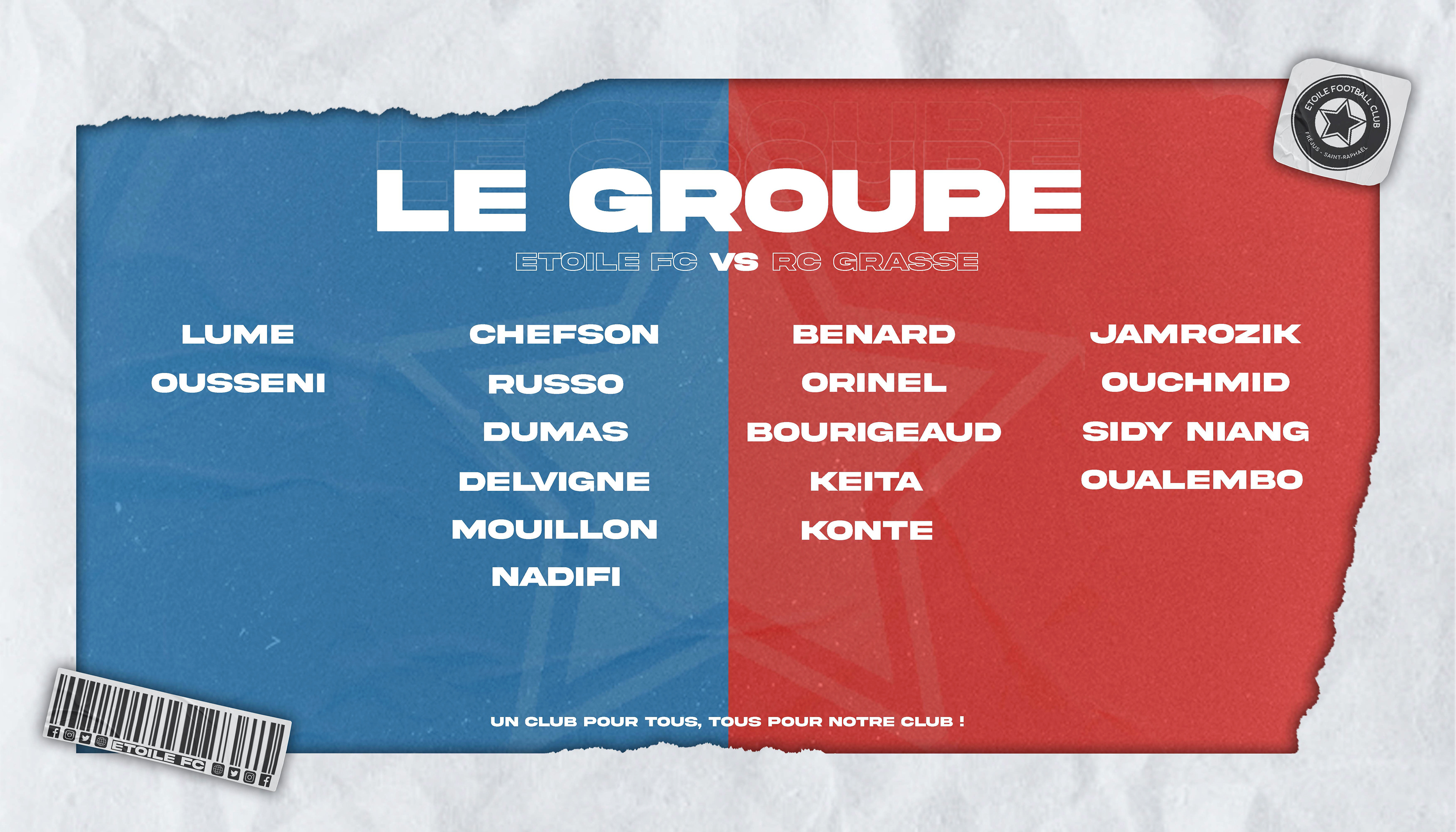Groupe retenu