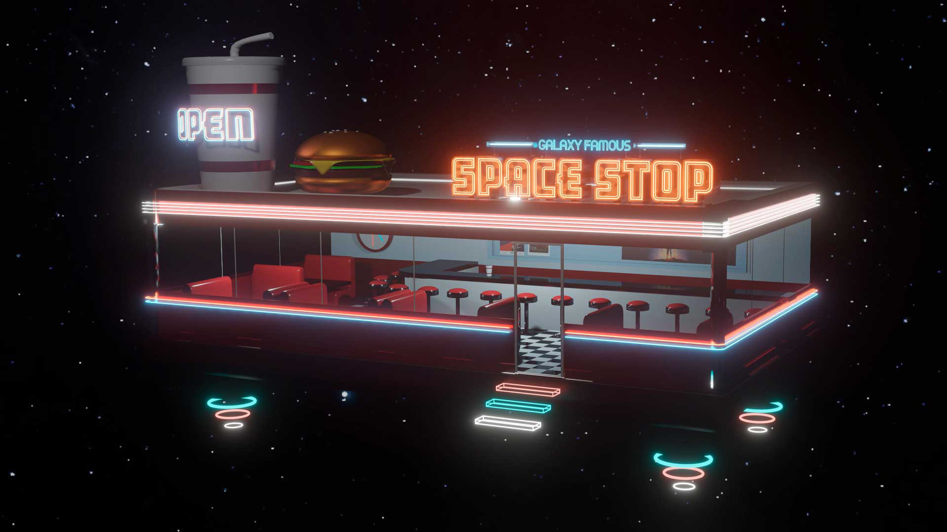 Galaxy Famous Space Stop