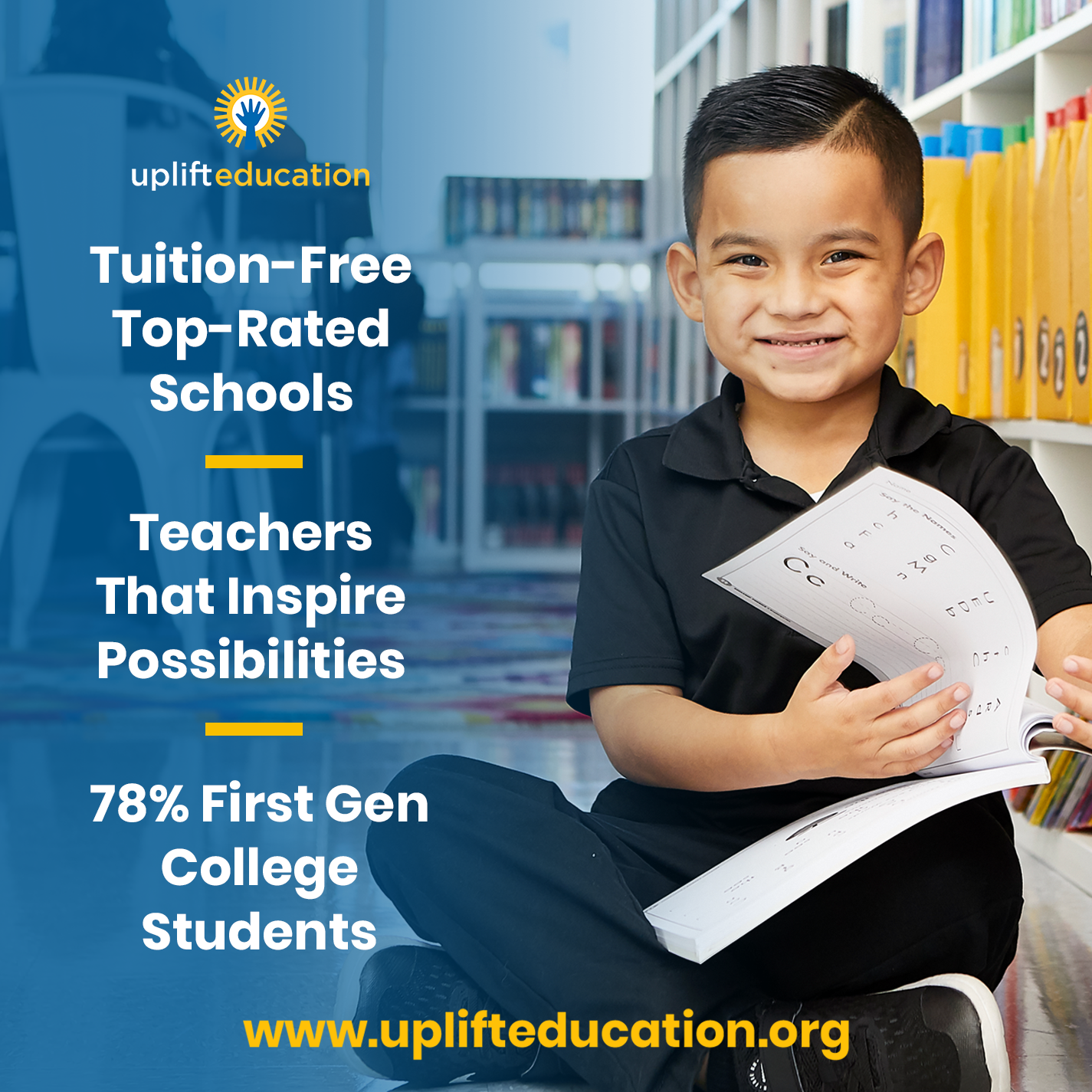 Uplift Education; Magazine & Newspaper Ad (2022)