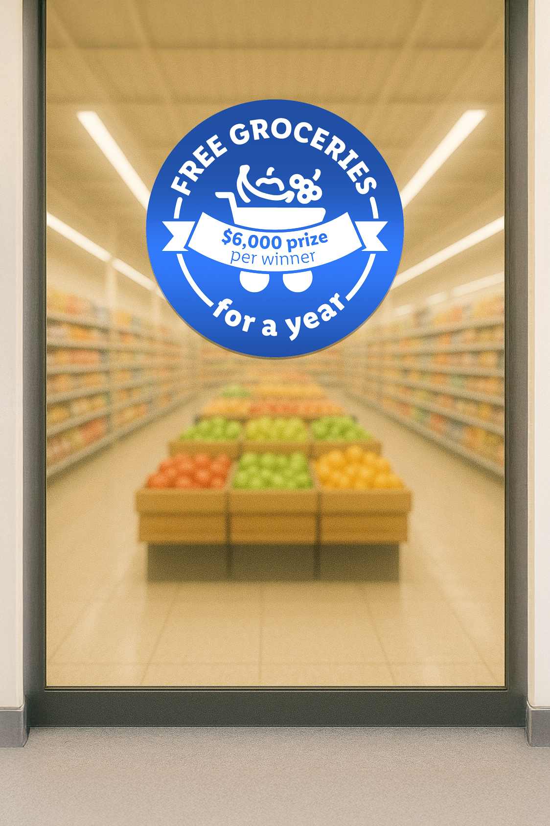 Free Groceries for a Year Campaign