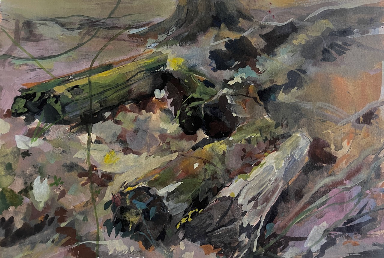 gouache plein air