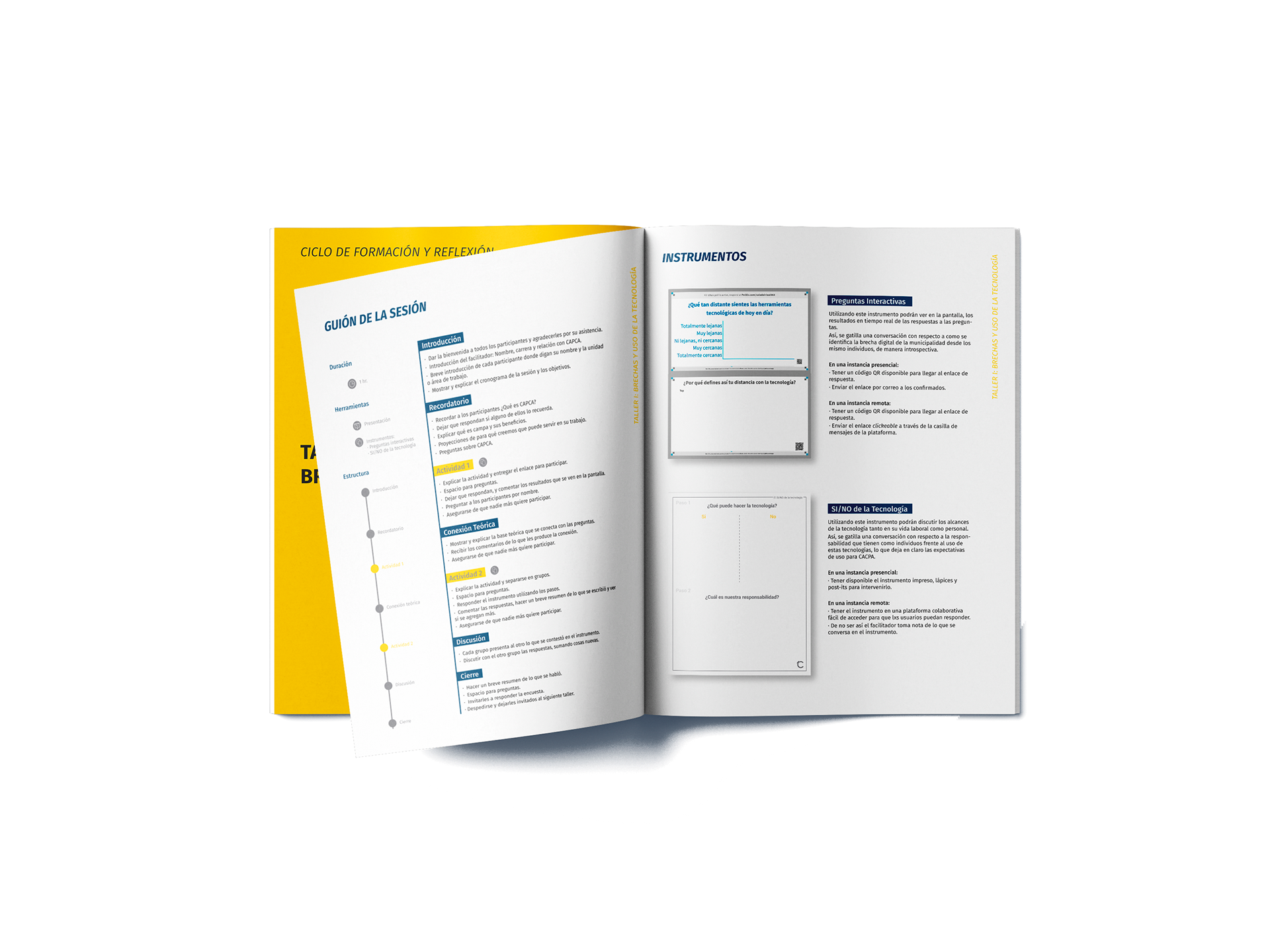 Facilitator guide mockup
