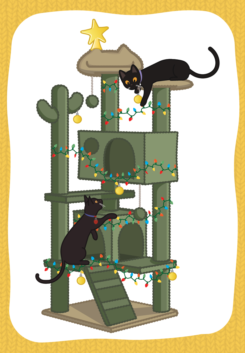 Christmas Card Commision ┃ Adobe Illustrator ┃ 2024 ┃ *credits below