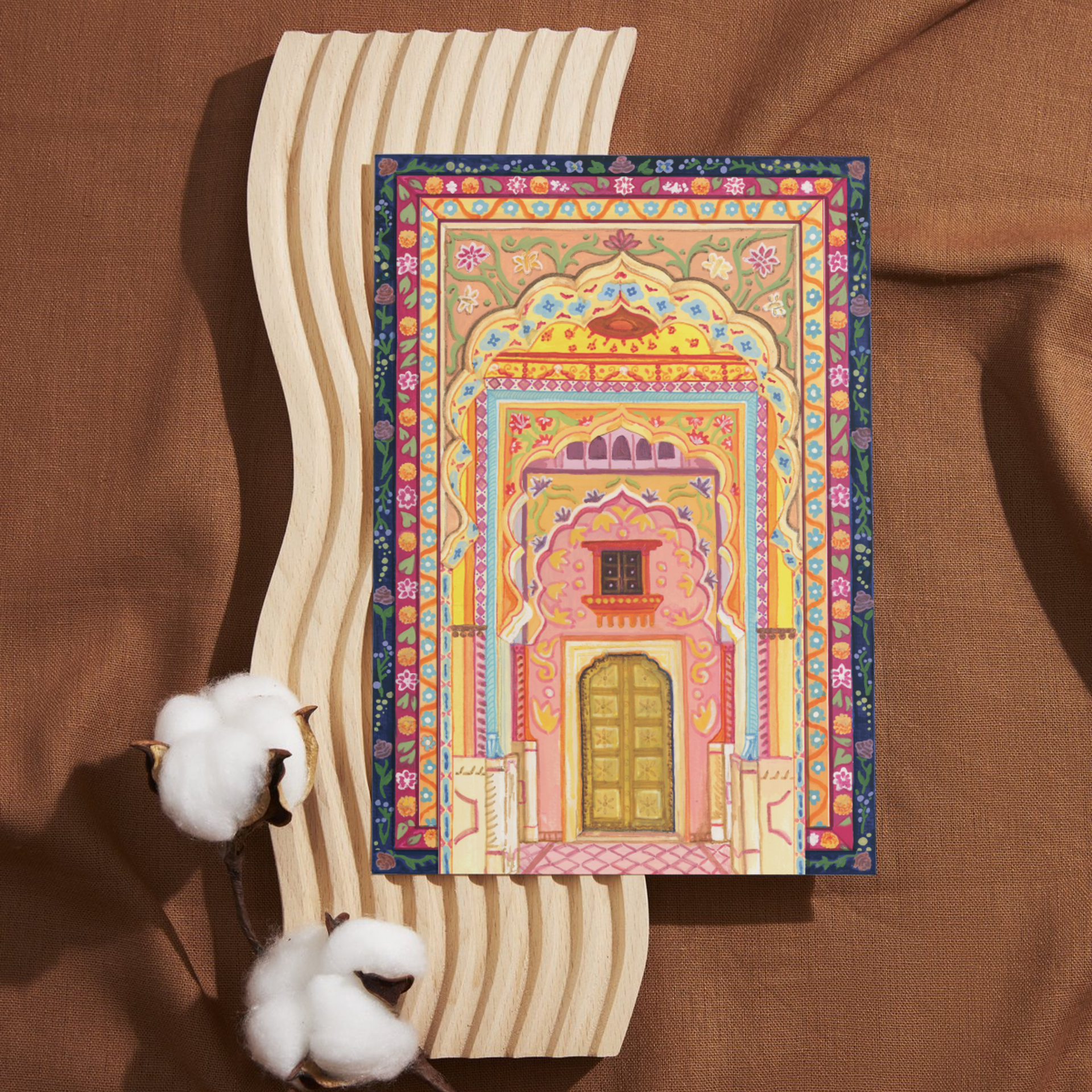 Inspired by the stunning architecture of Patrika Gate, Jaipur, India