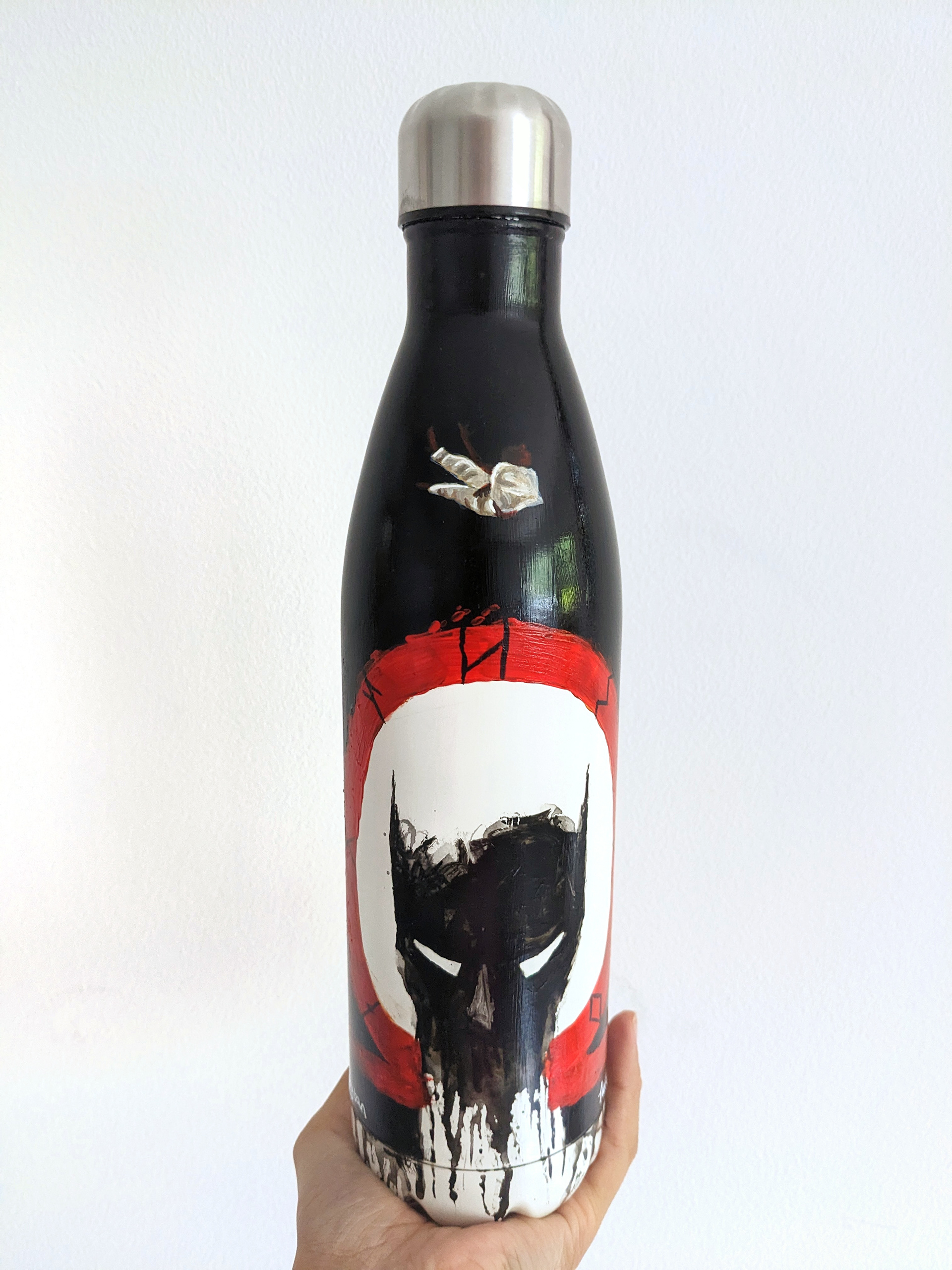 Painted bottles and merchandise