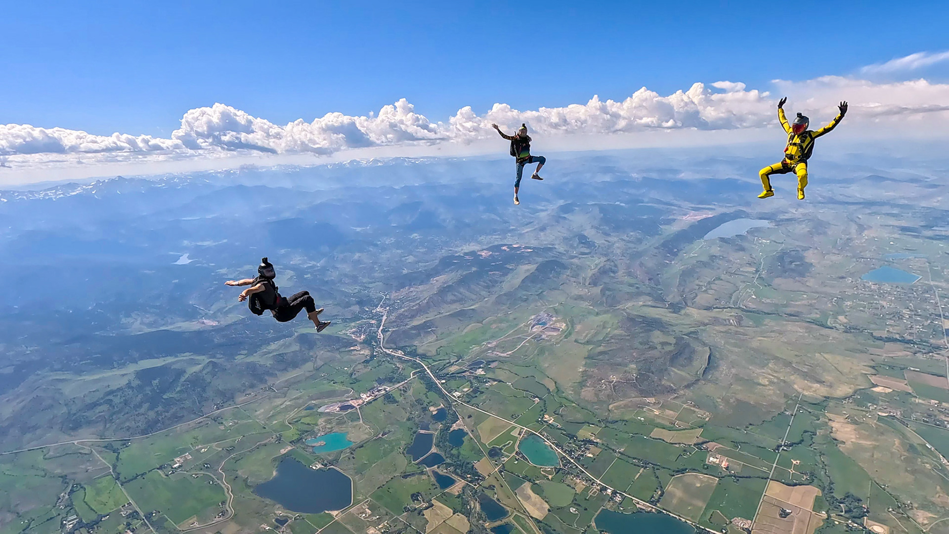 Friends being meat missiles