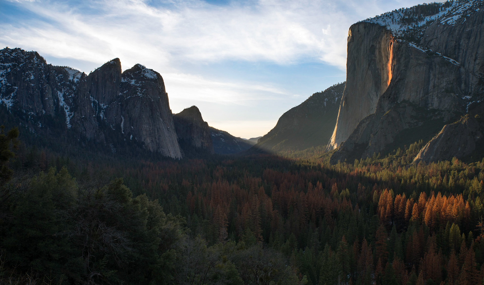 Firefalls, Yosemite, California