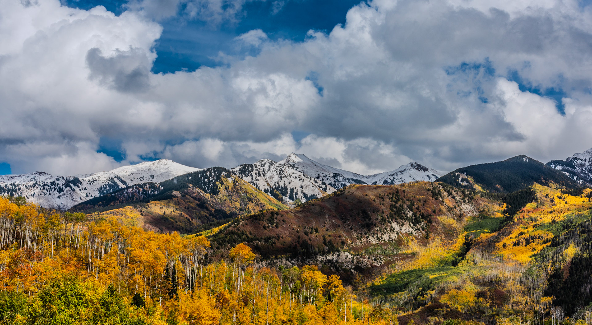 Personally, it will be hard to top this one.  Snowcapped peaks with vibrant color accentuated by a clearing storm.  Nailed this one.  From a roadside pull-off no less. @kpphotogalleries.com