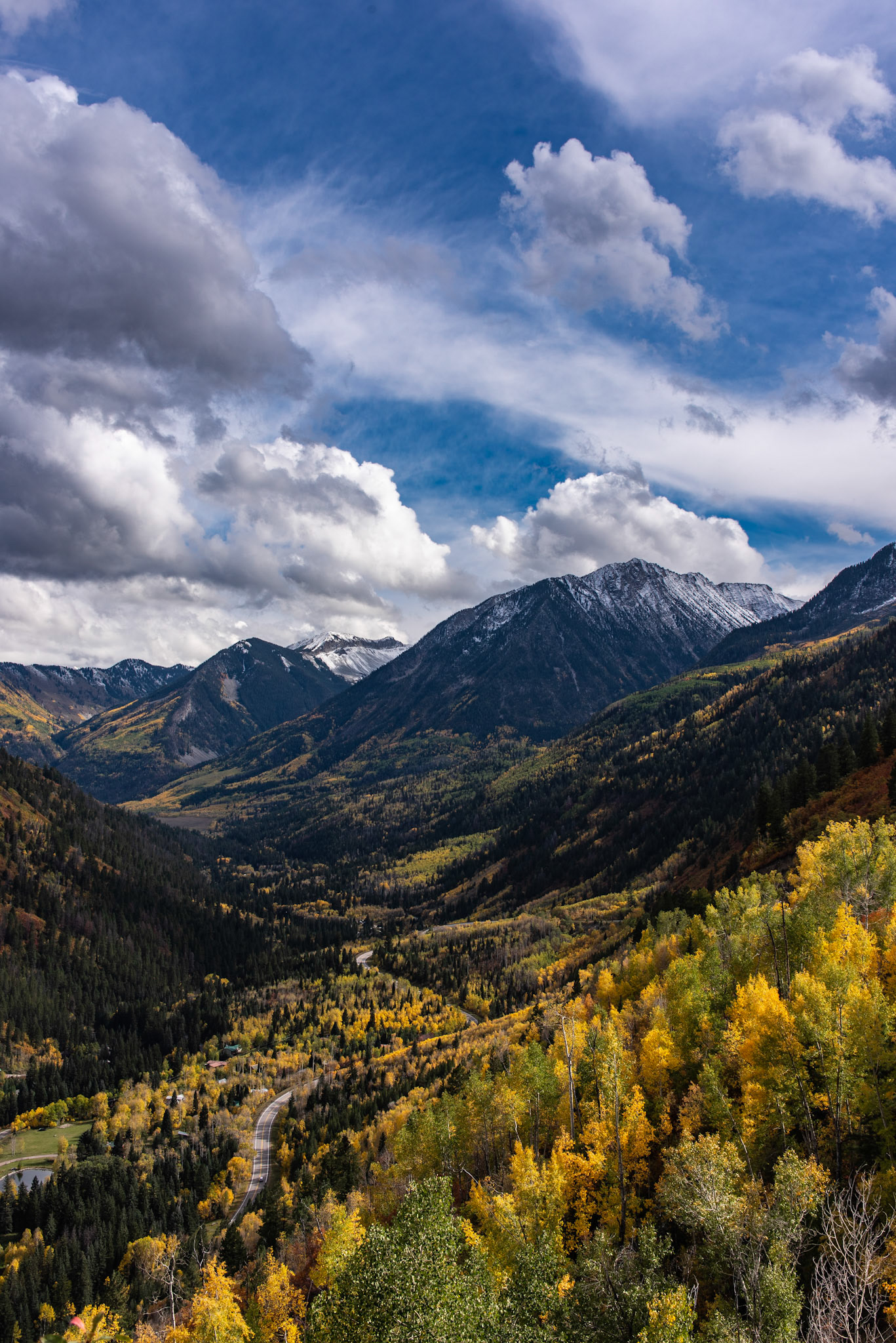 Looking down on the Crystal River Valley