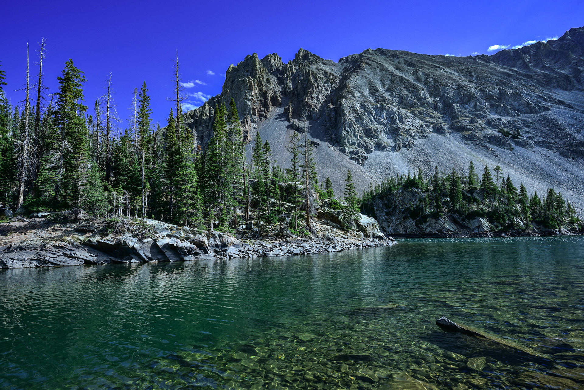 This is my favorite from this trip. It has more of the island and rocky shoreline.
