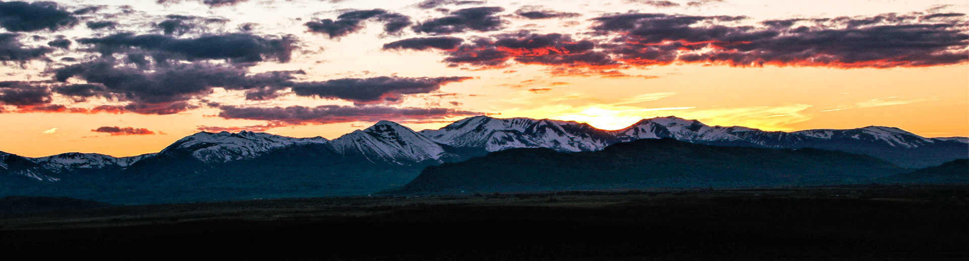 Sunset behind the Zirkels