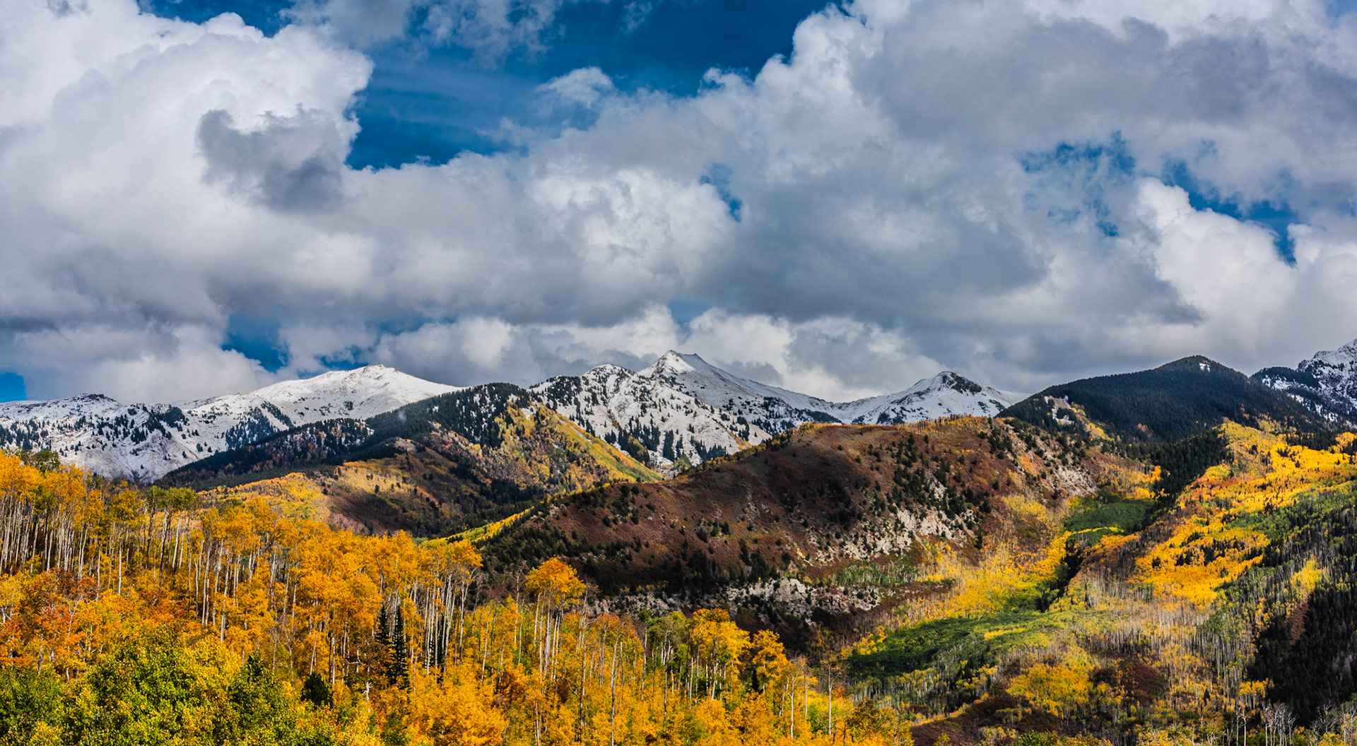 Personally, it will be hard to top this one.  Snowcapped peaks with vibrant color accentuated by a clearing storm.  Nailed this one.  From a roadside pull-off no less. @kpphotogalleries.com