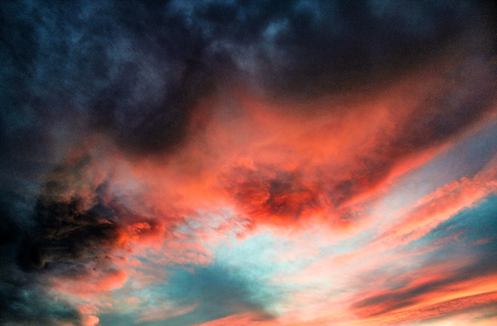 Winter sunset