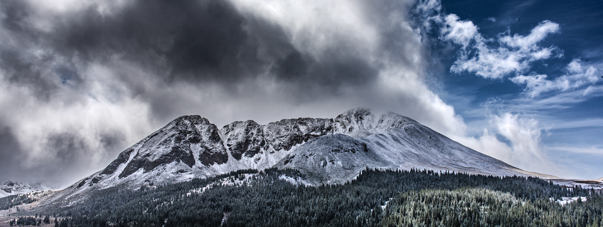 Pretty cool shot of a snow squall outside of Leadville.  Though I just missed out on a prime photo by a few minutes. @kpphotogalleries.com