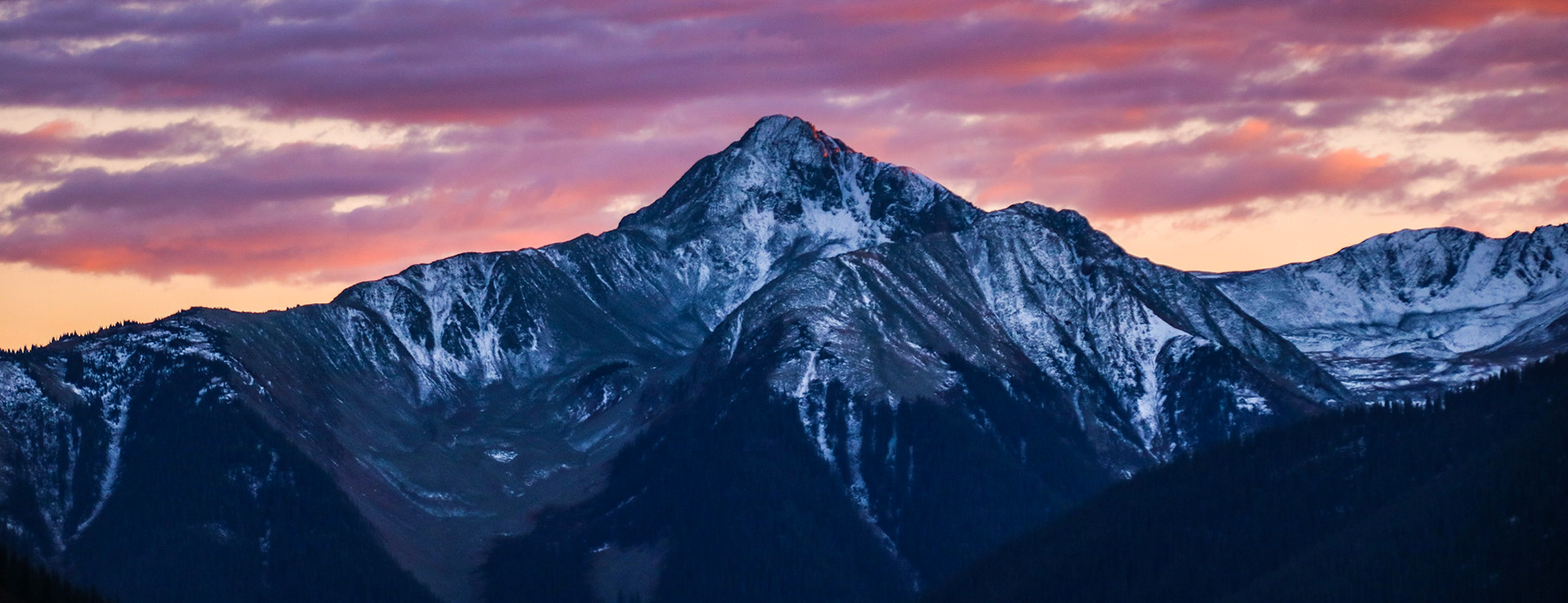 Dusk along the Million Dollar Highway