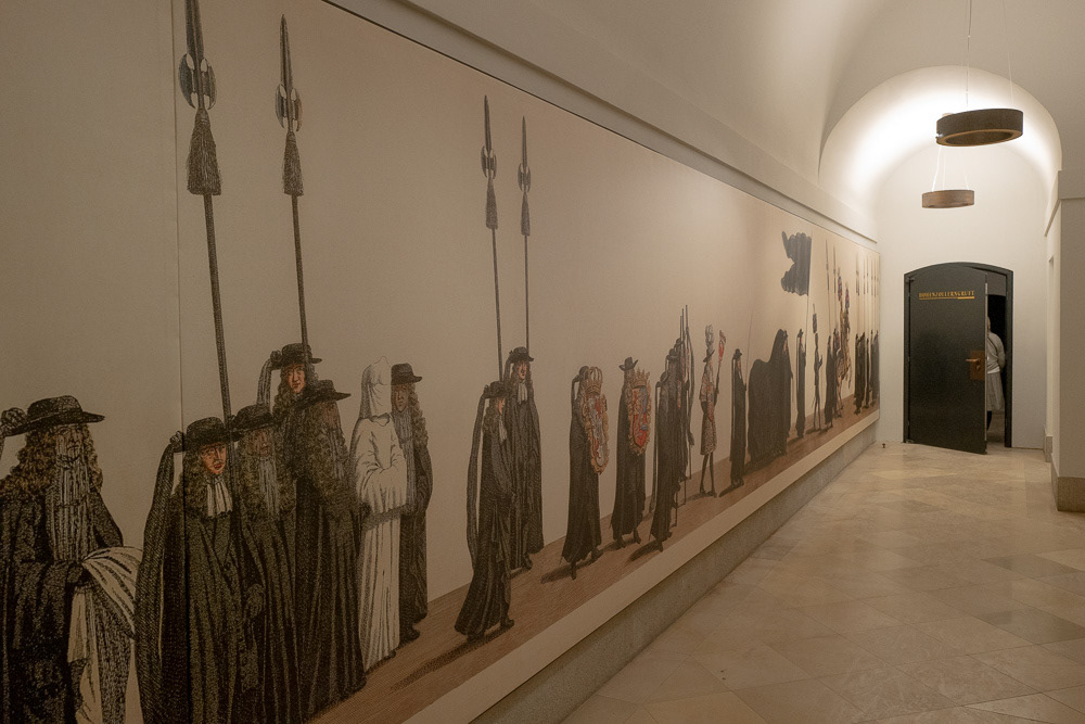 Hohenzollerngruft Trauerzug Eingang