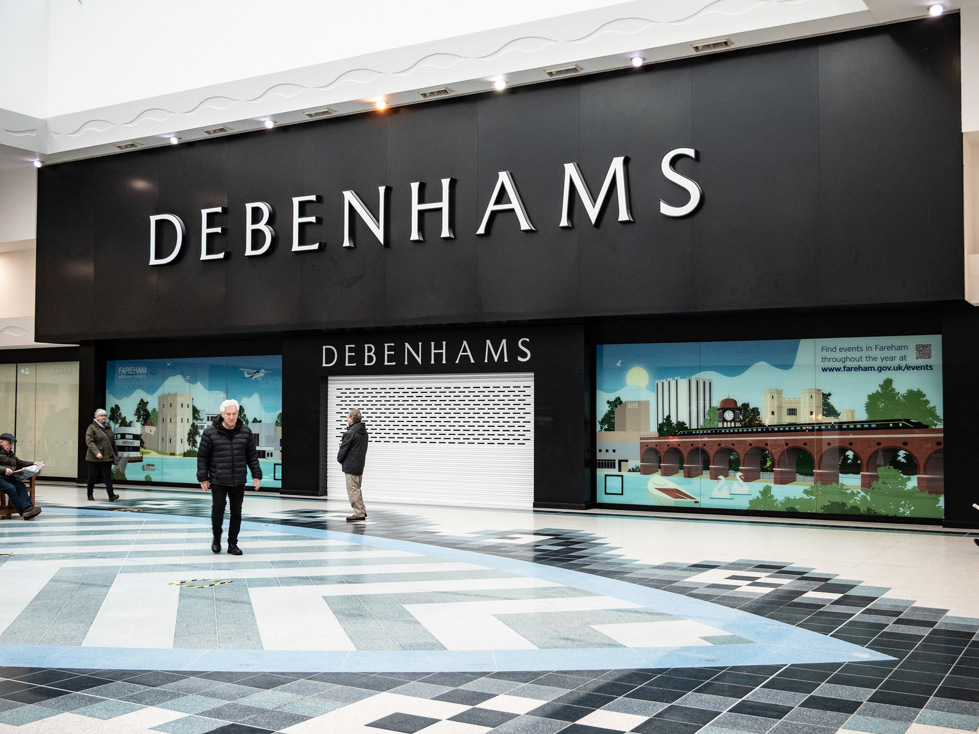 Debenhams in Fareham Shopping Centre