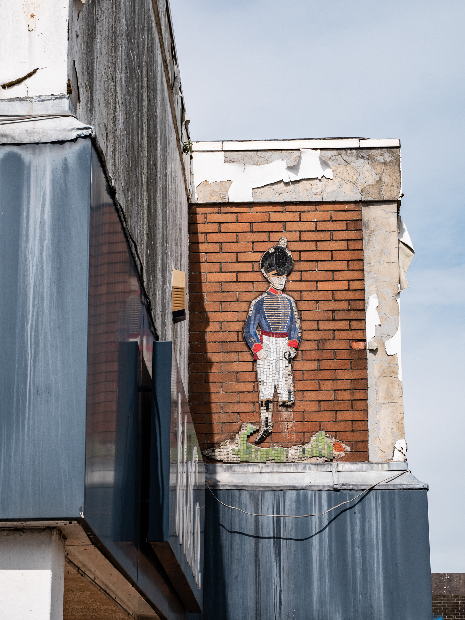 Napoleonic Soldier Mosaic, Waterlooville