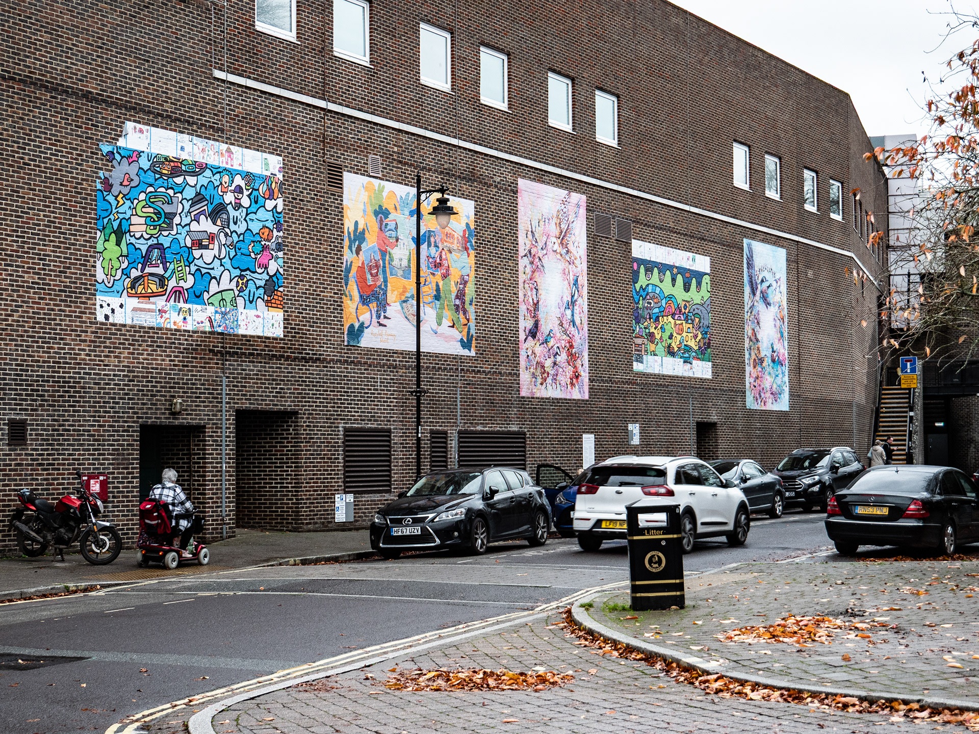 An exterior wall at Festival Place, Basingstoke