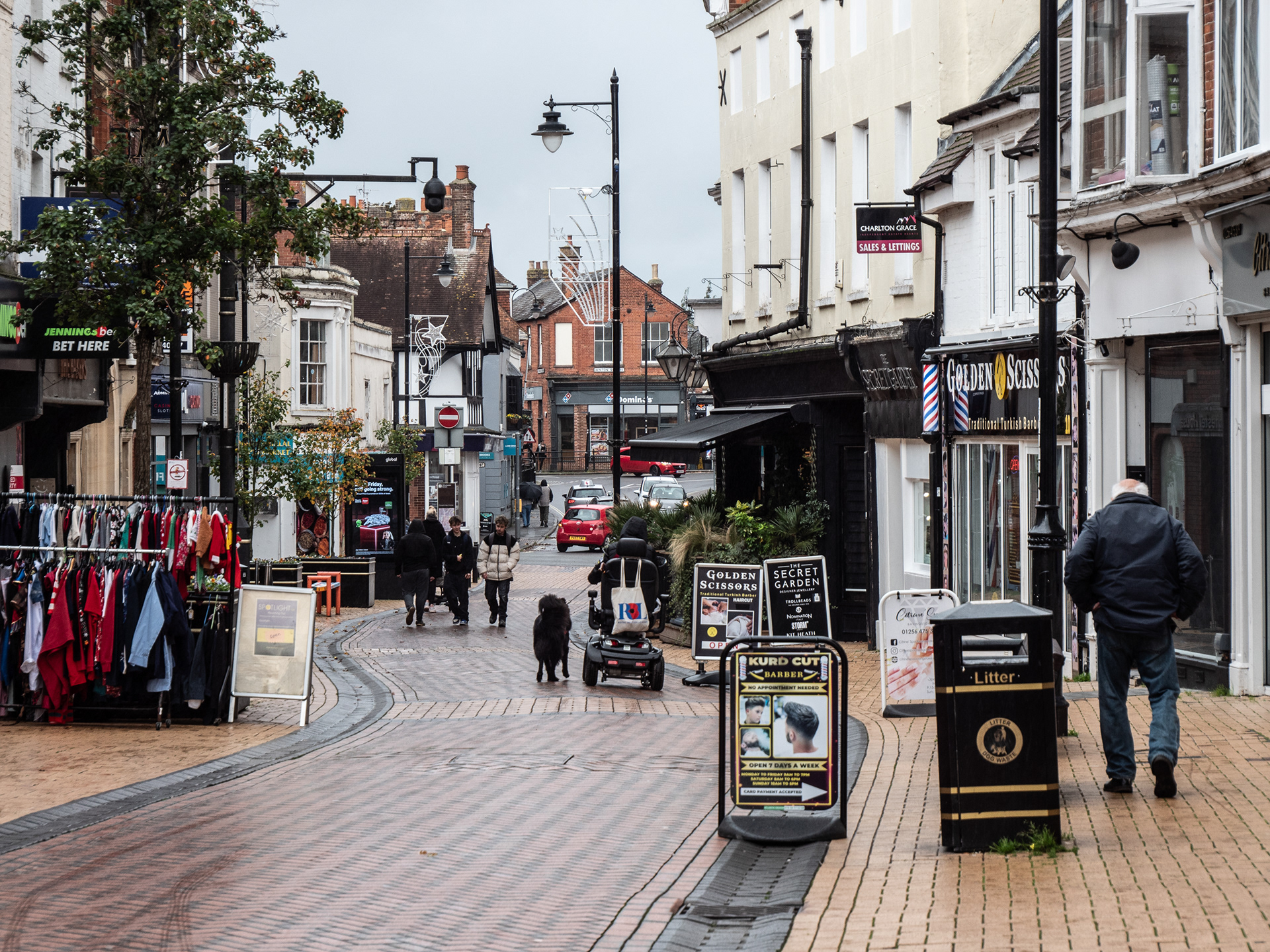 A street view in Basingstoke
