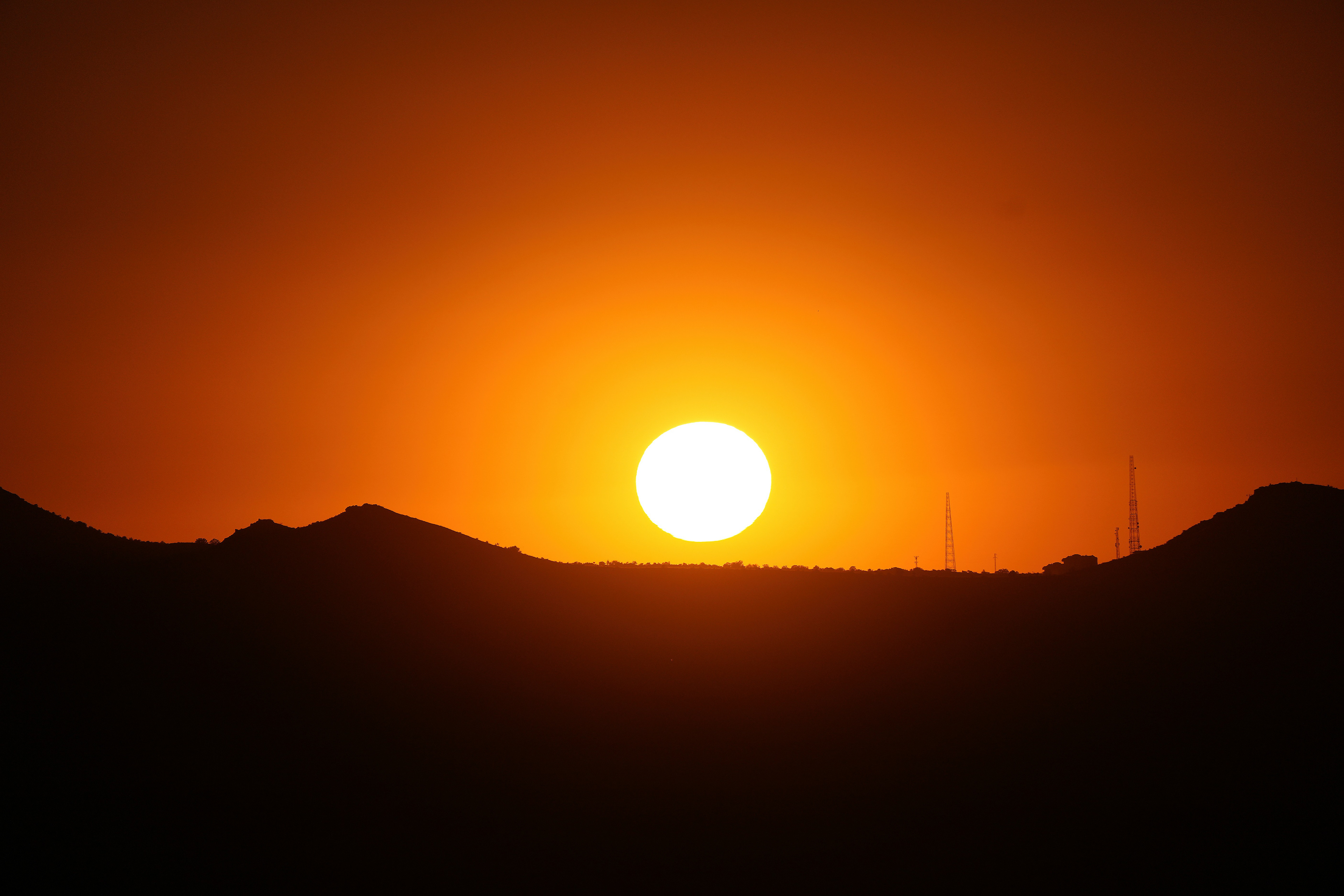 Beautiful SunSet  Cappadocia turkey