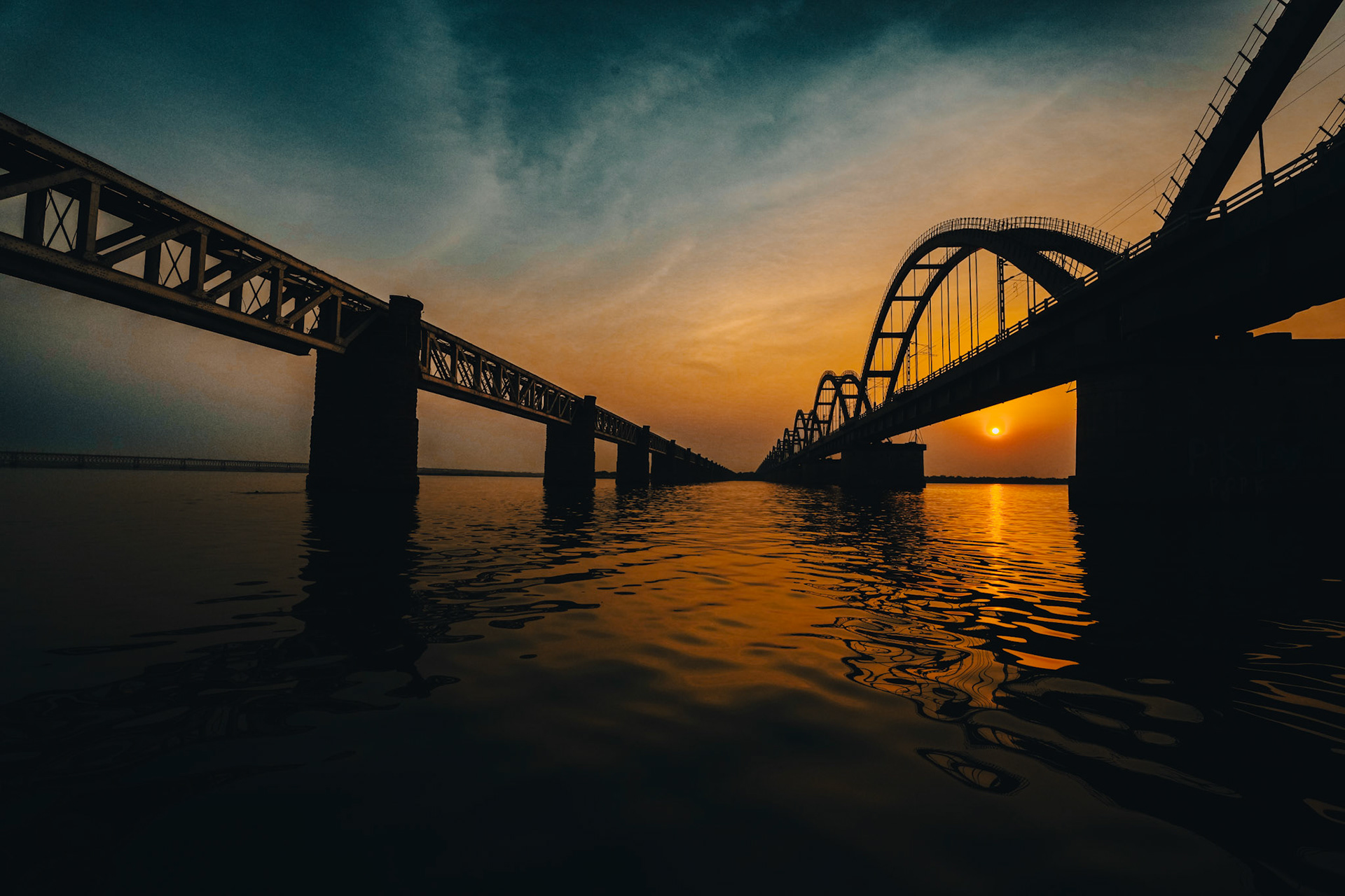 Rajahmundry Twin Bridges , India 