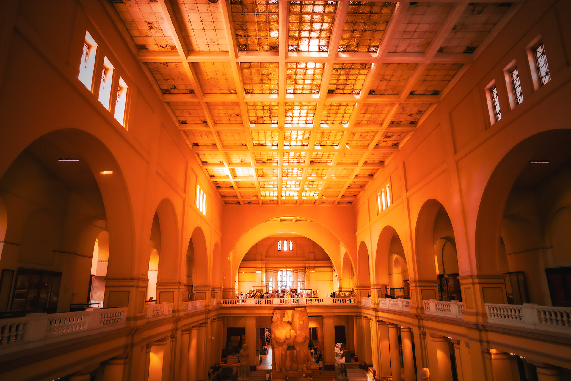 The Museum of Egyptian Antiquities Inside grand dome 