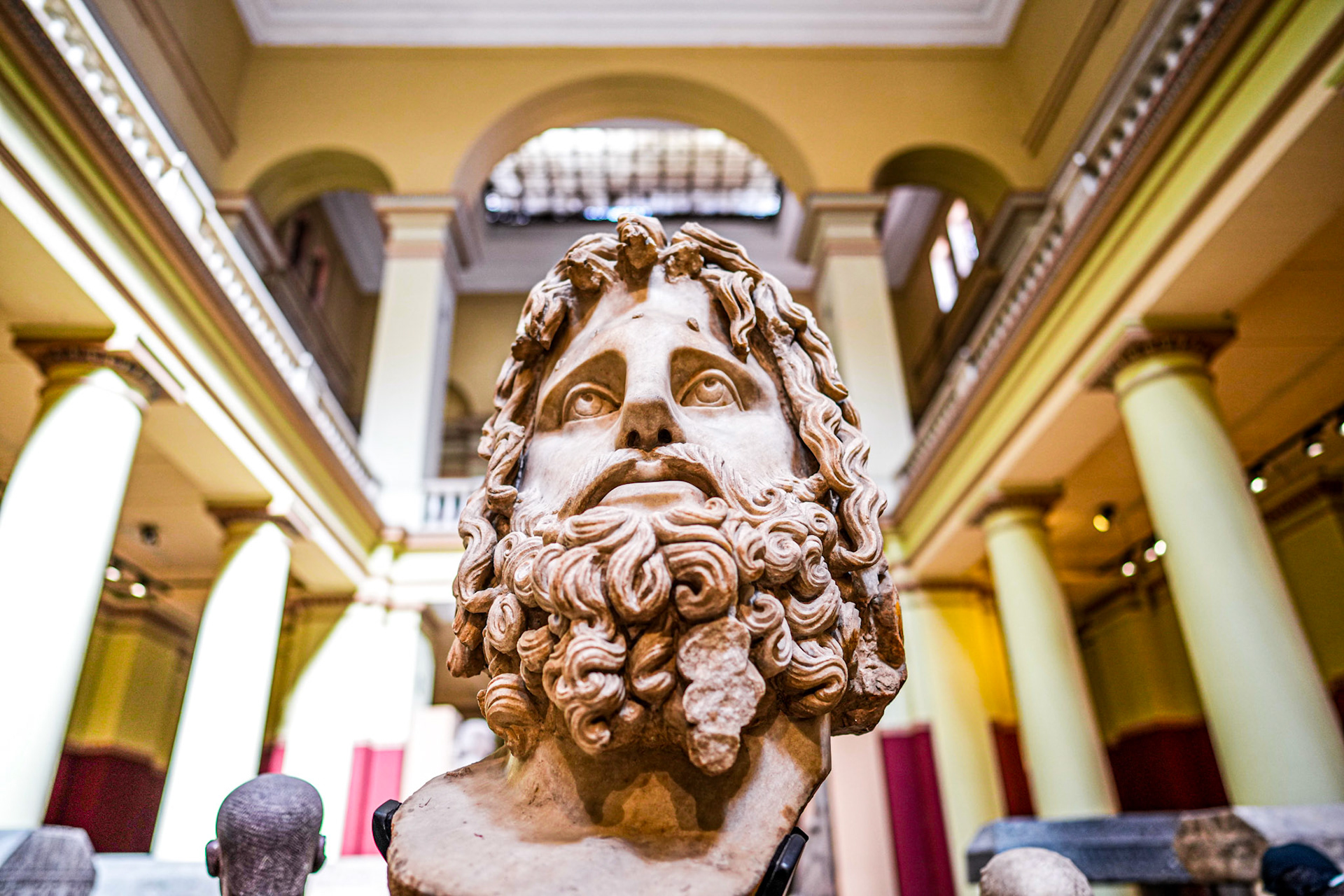 Statue of Zeus at Egyptian Museum  Cairo Egypt