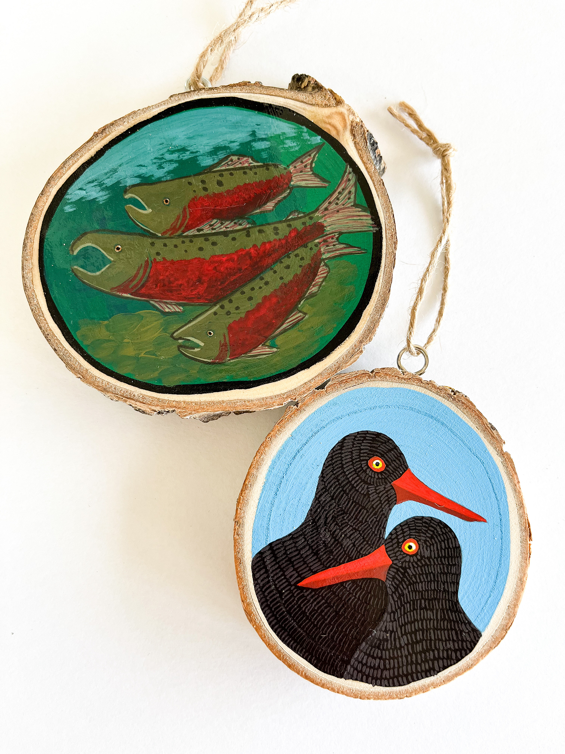 Salmon & Oystercatchers