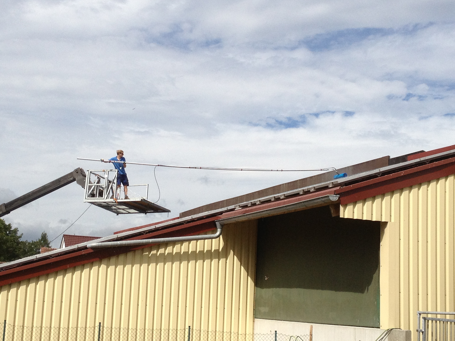 ...genauso wie die Teleskopbürste