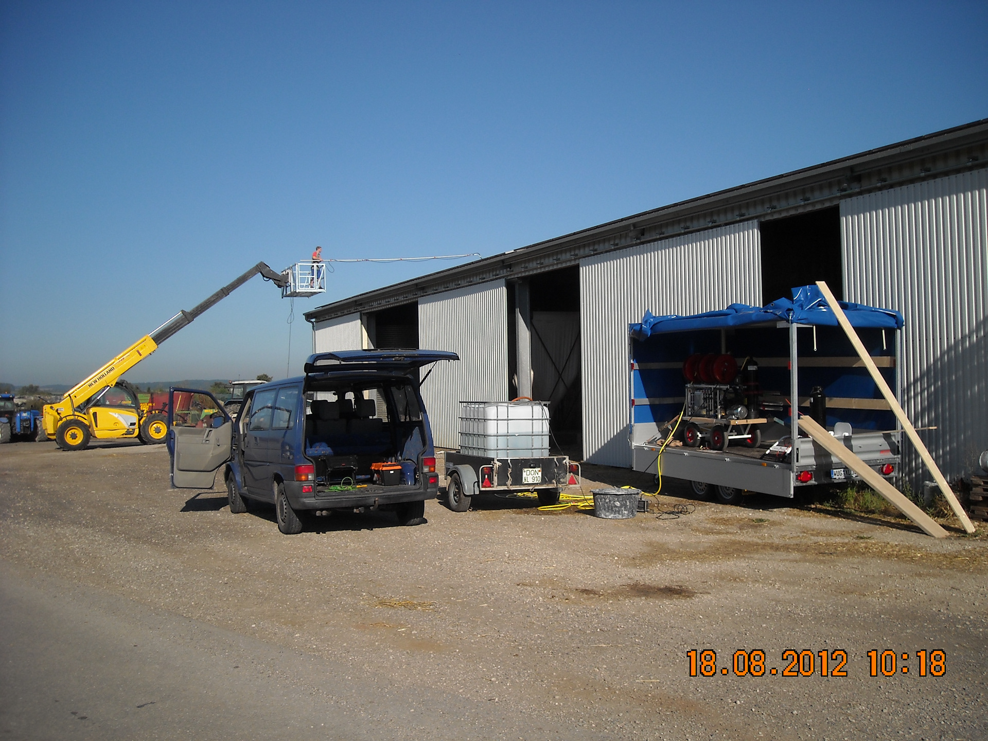 Projekt Stall sauber machen in KW 15