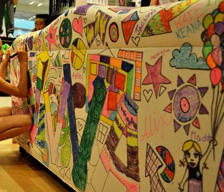 Where kids can write on the furniture