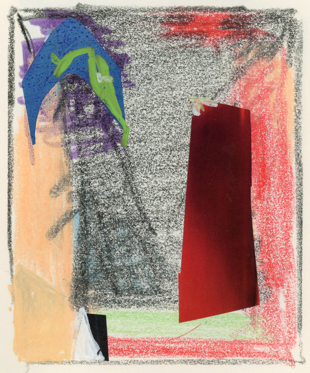 4.5" X 5.5" mixed media