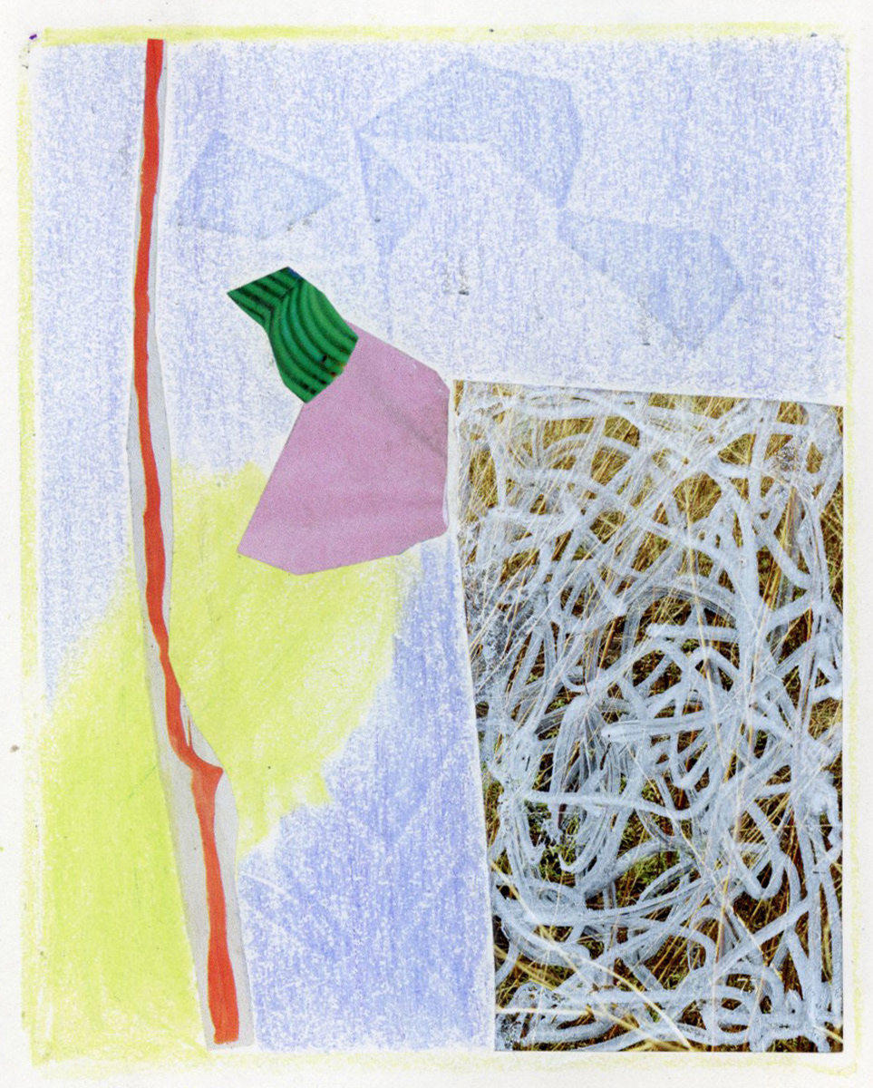 4.5" X 5.5" mixed media