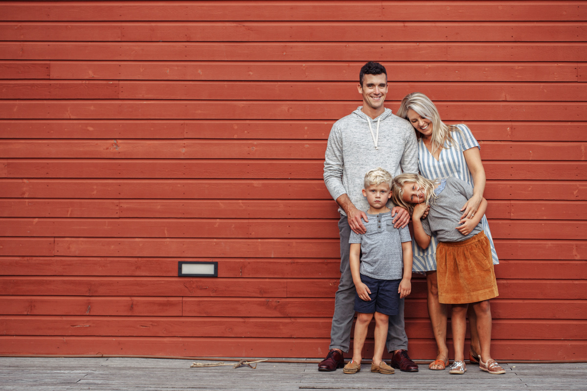 family laughing photo