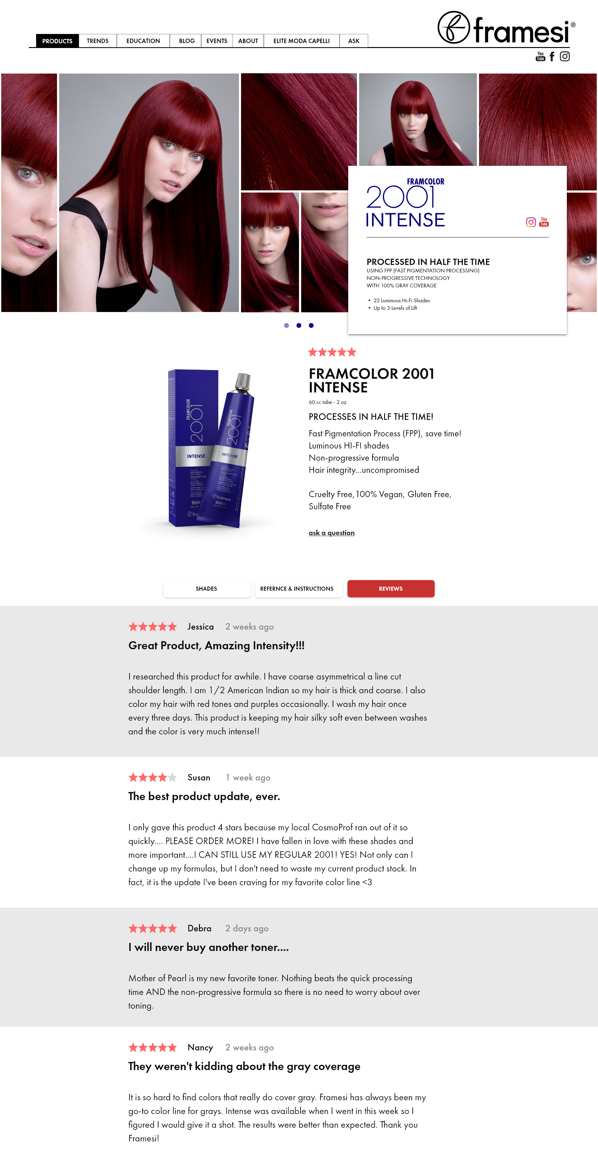 Desktop - New Color Line Page - Reviews