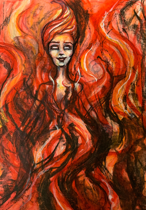 Watercolor, Ink