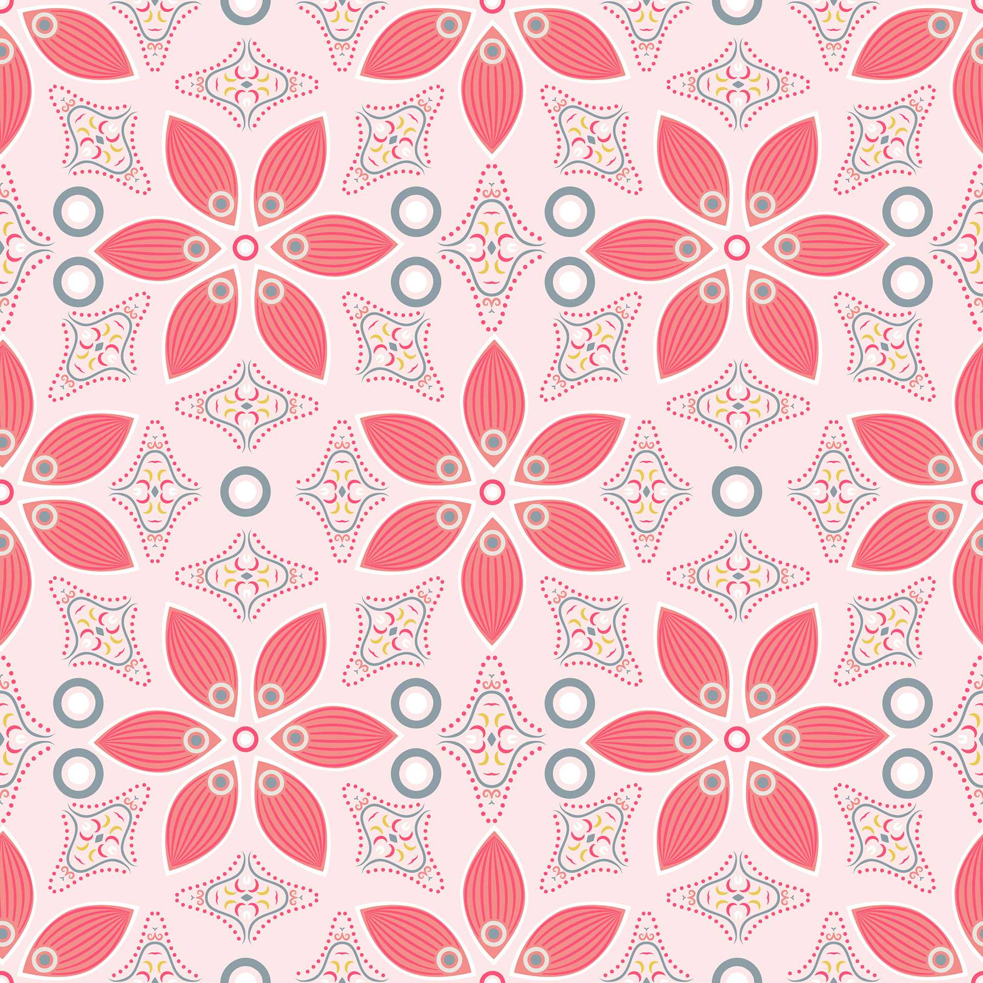 Blush Petal Geometric