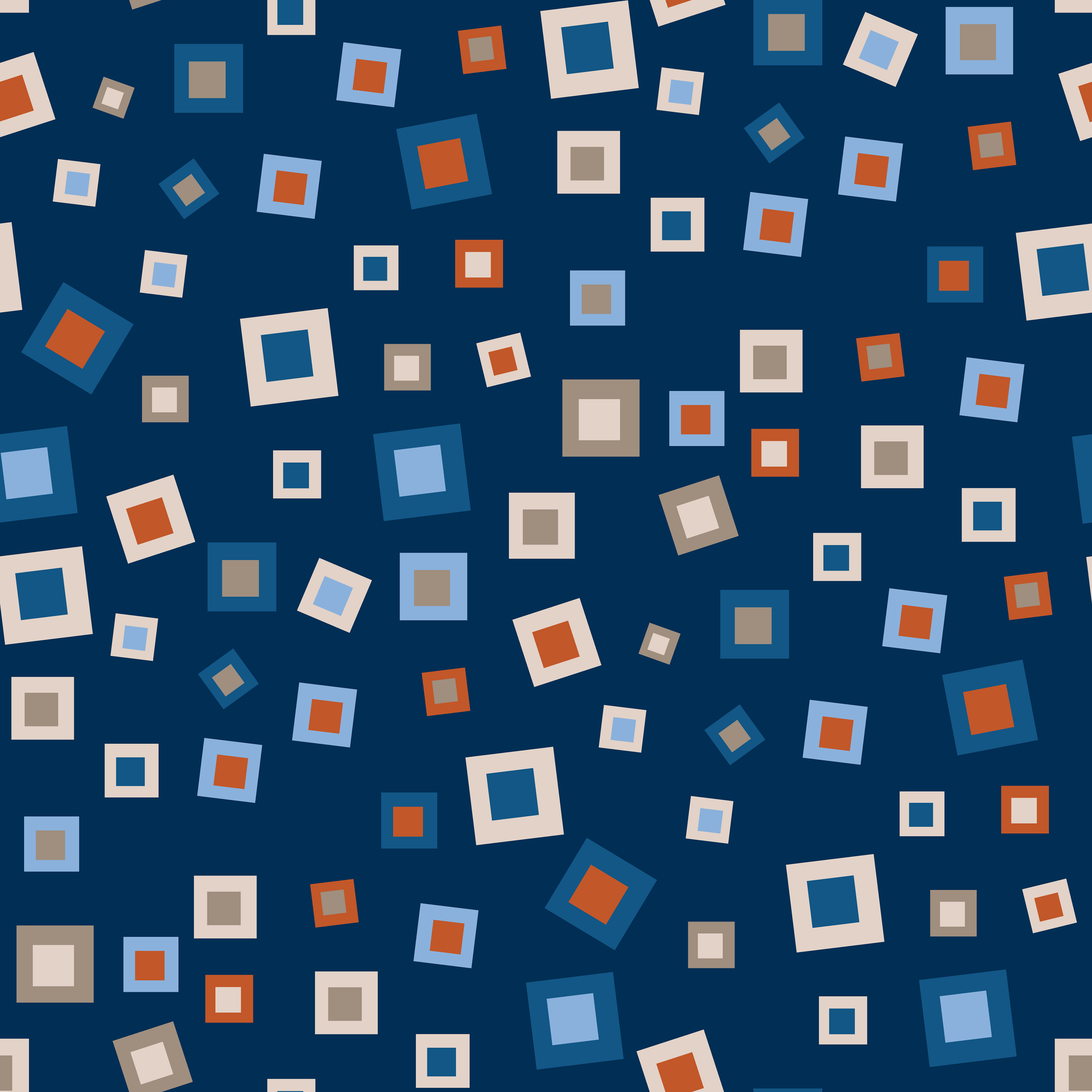 Retro Floating Squares