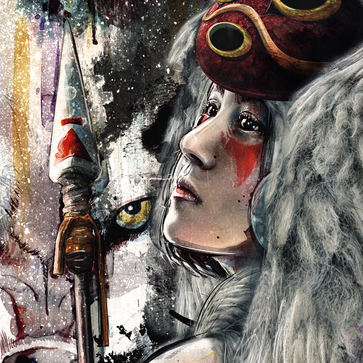 princess mononoke san art