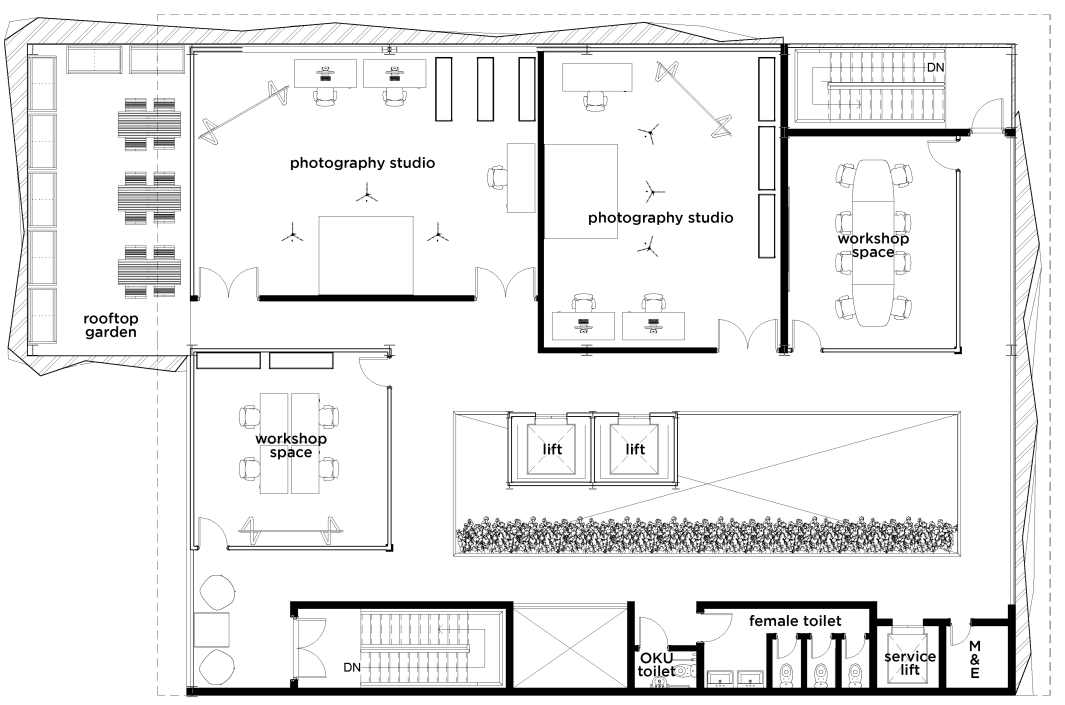 Fourth Floor Plan
