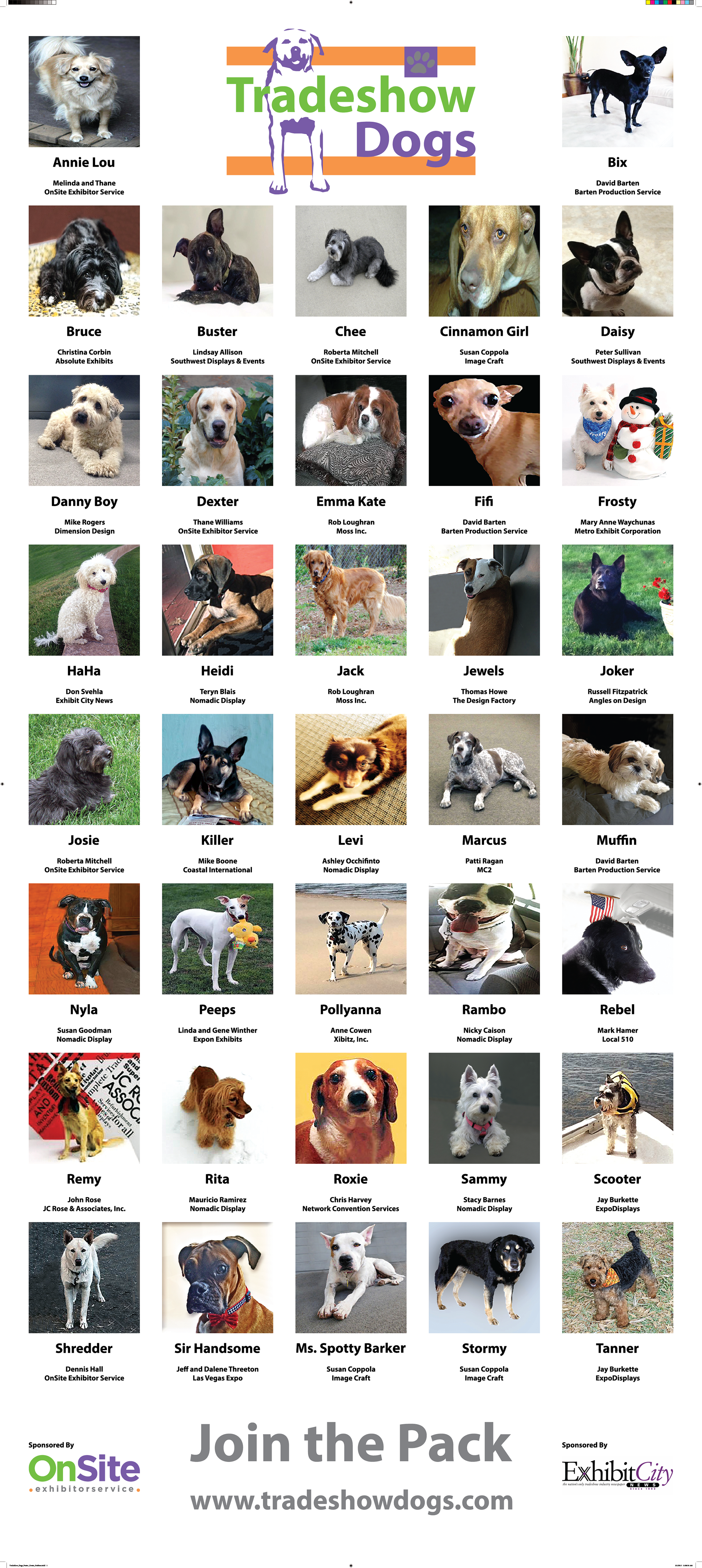 Tradeshow Dogs Poster