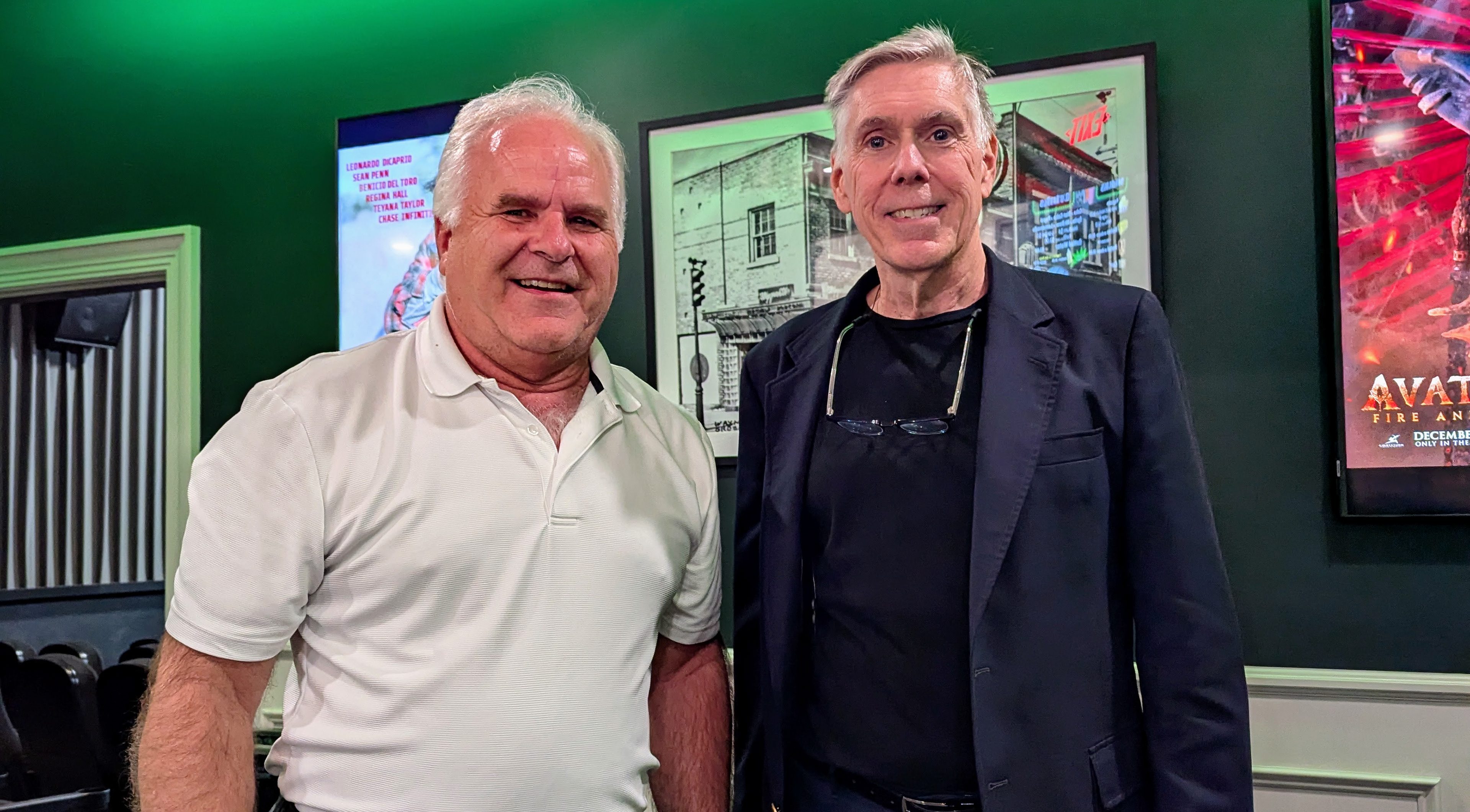 Greenville Mayor Jeff Whitaker and Filmmaker David Garrigus