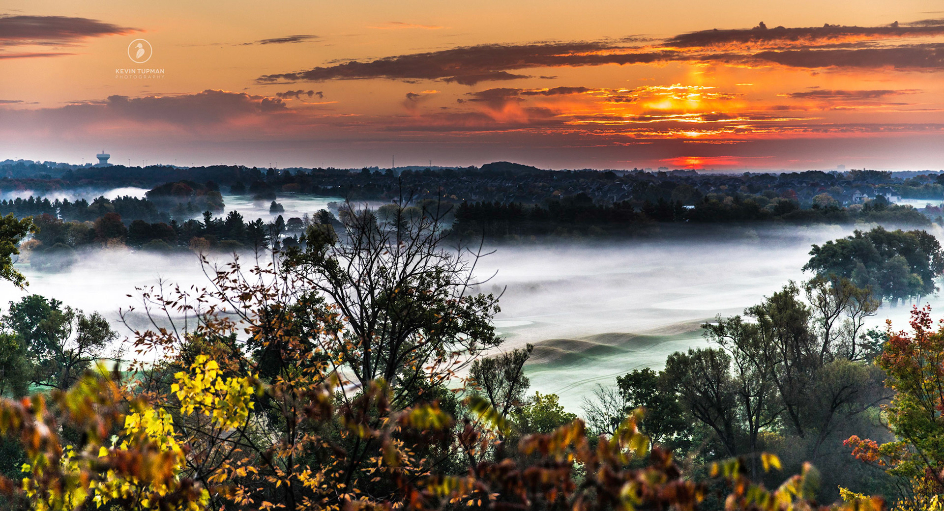 Sunrise over Deer Ridge Golf Course