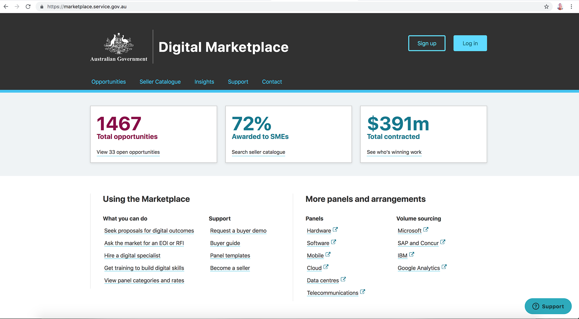 Homepage