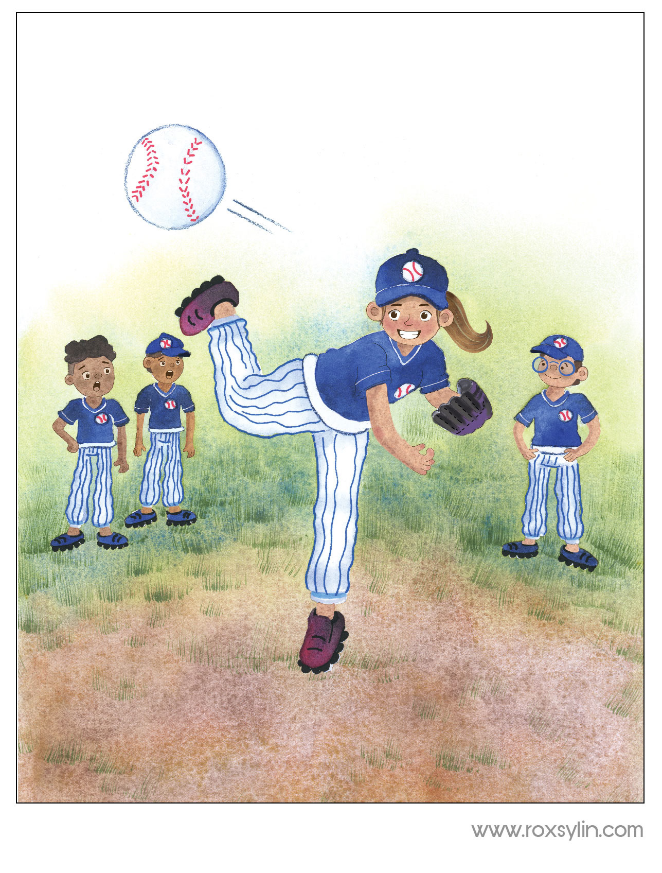 Yes Pepper: Girls Play Baseball, Too! Picture book by Jason Klein