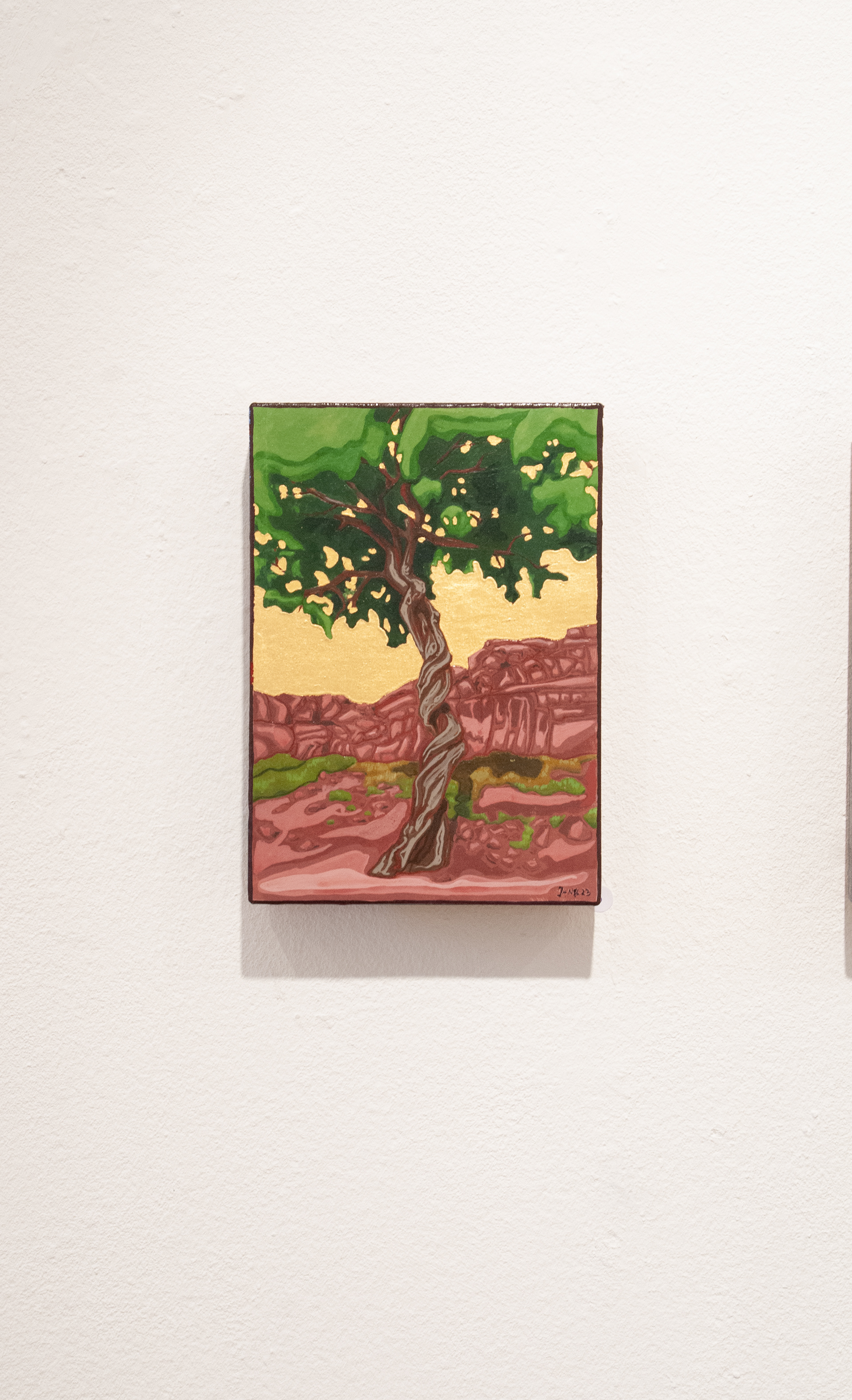 "Arbre 1" Technique Icône 14,8x21cm