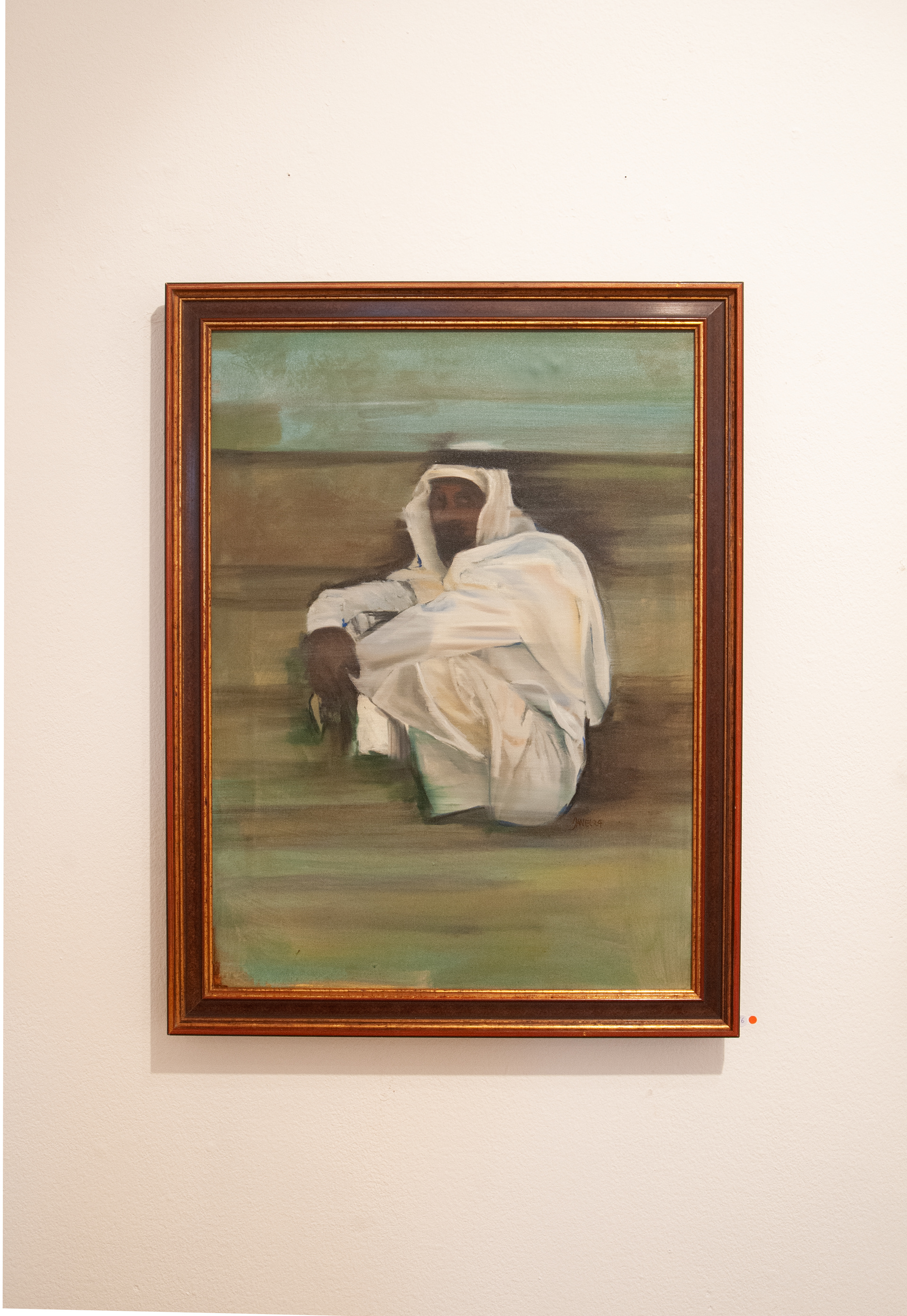 "Bédouin" huile douillette sur toile 63x45cm
