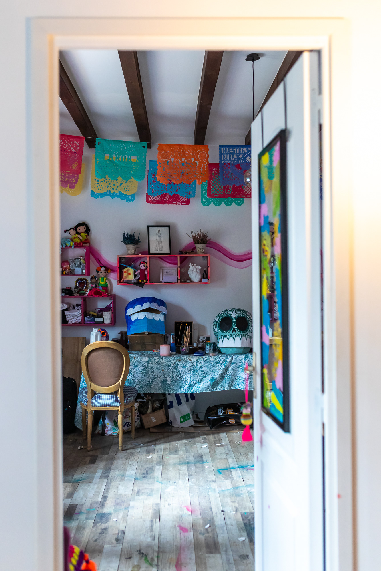 Ruth Morelo's Studio in Paris, France.